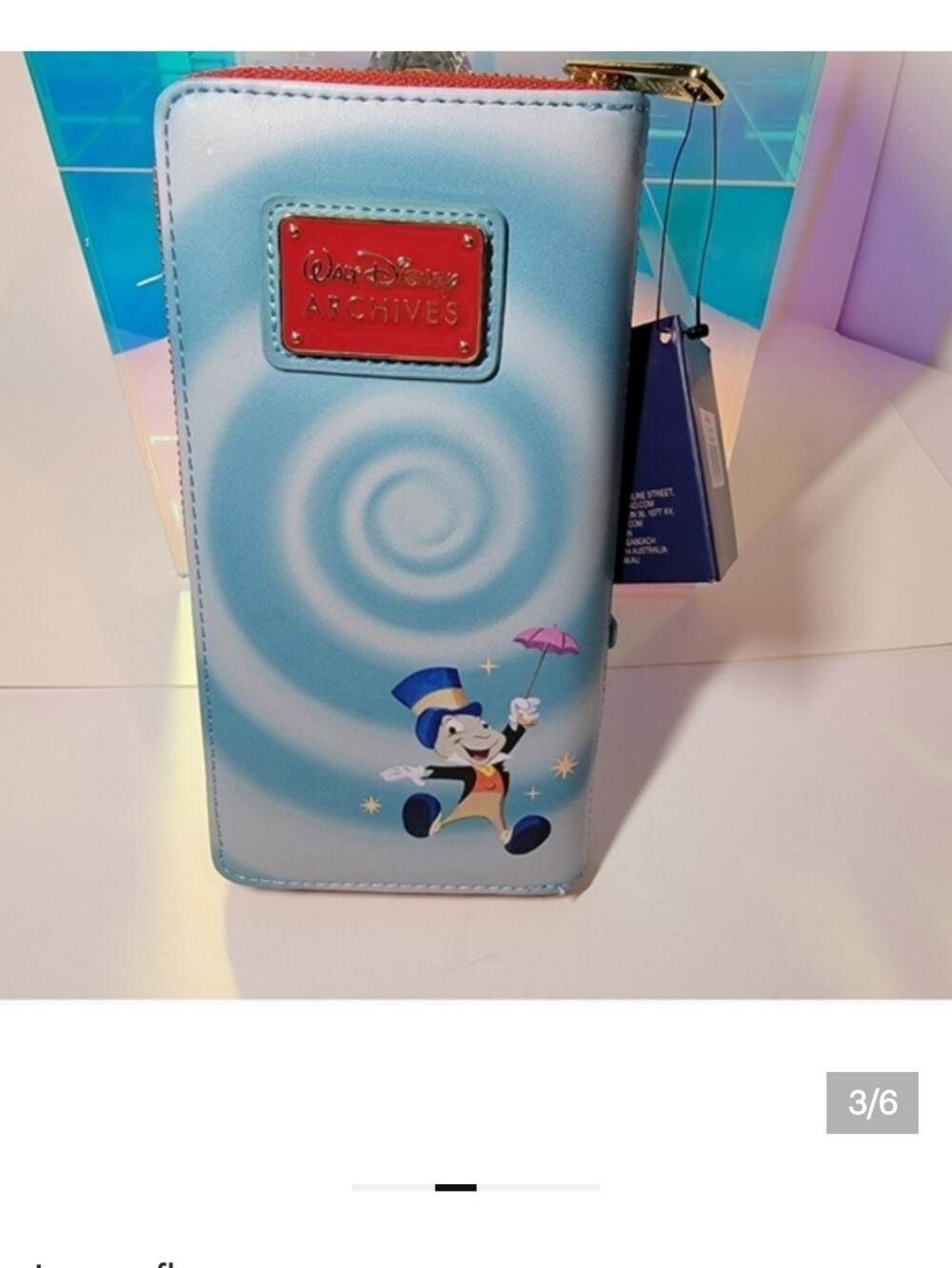Loungefly Pinocchio Blue Character Wallet - Picture 3 of 6